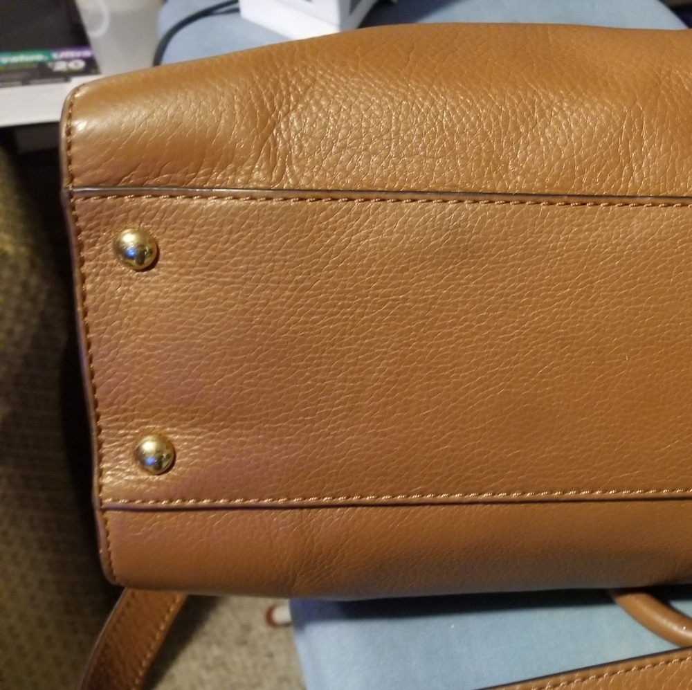 EUC Vintage Michael Kors Pebbled Leather Hamilton Satchel - Picture 9 of 16